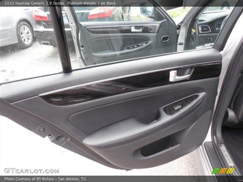Platinum Metallic / Jet Black 2013 Hyundai Genesis 3.8 Sedan
