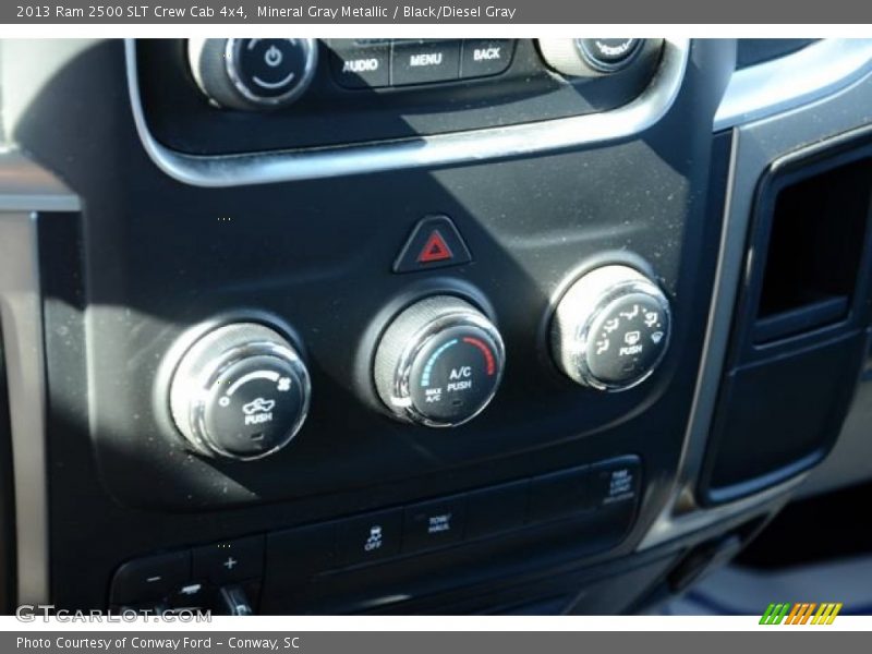 Mineral Gray Metallic / Black/Diesel Gray 2013 Ram 2500 SLT Crew Cab 4x4