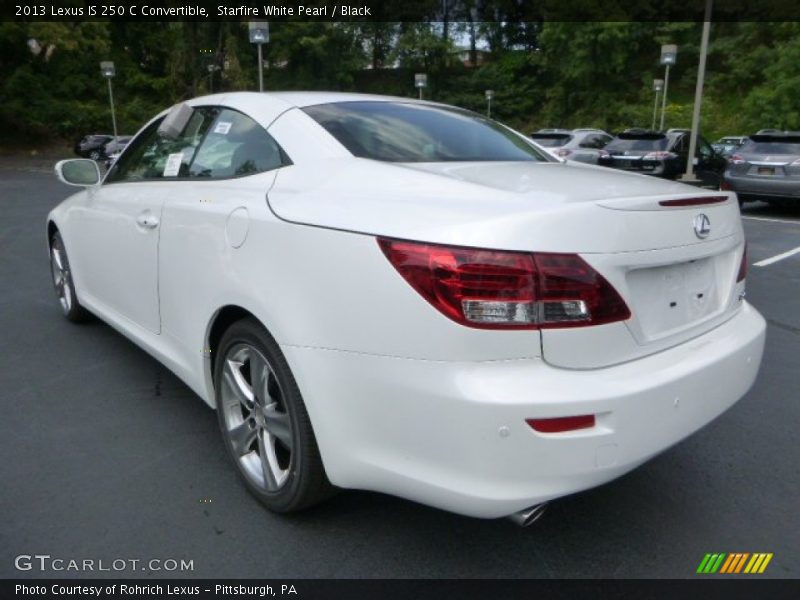 Starfire White Pearl / Black 2013 Lexus IS 250 C Convertible