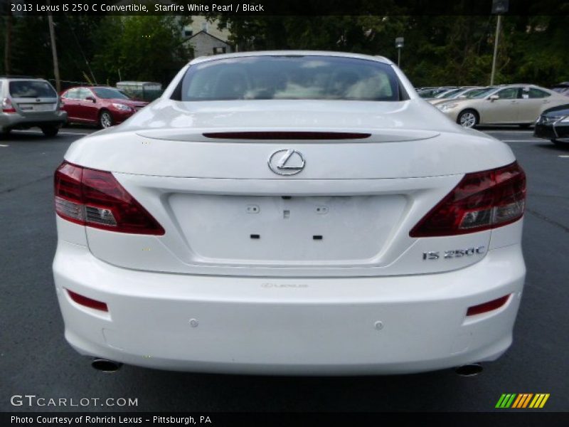 Starfire White Pearl / Black 2013 Lexus IS 250 C Convertible