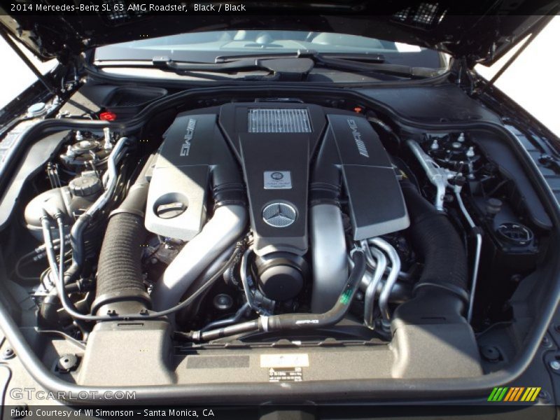  2014 SL 63 AMG Roadster Engine - 5.5 AMG Liter biturbo DOHC 32-Valve VVT V8