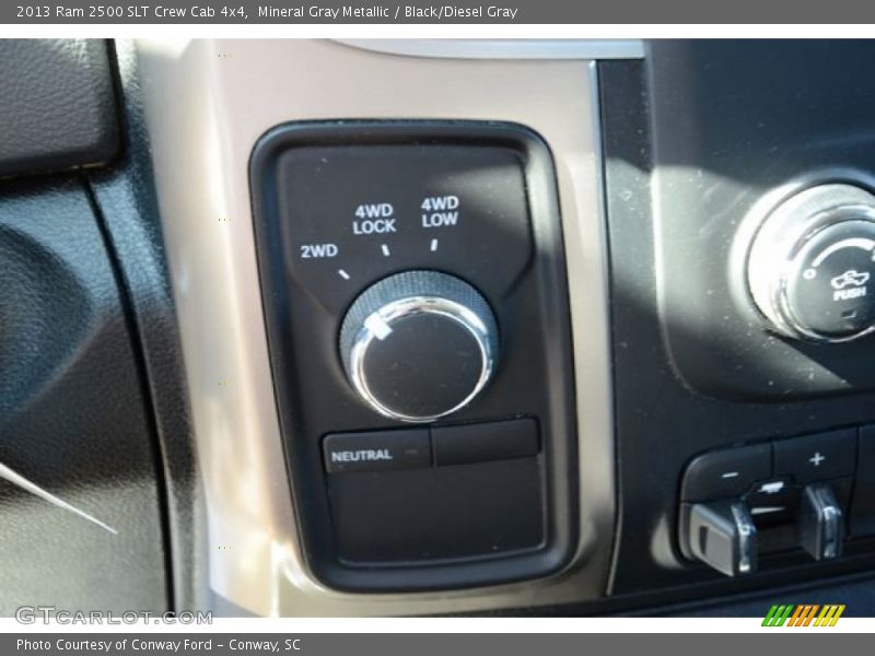 Mineral Gray Metallic / Black/Diesel Gray 2013 Ram 2500 SLT Crew Cab 4x4