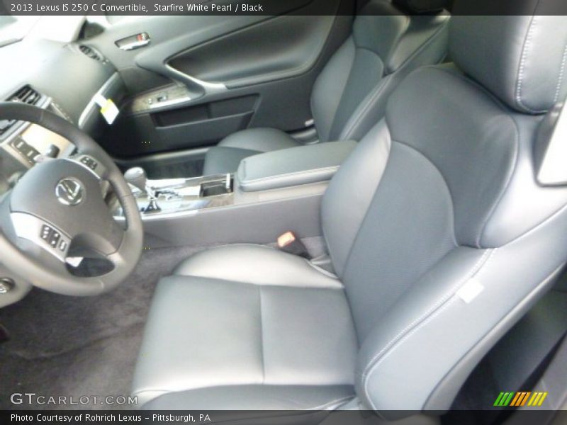 Front Seat of 2013 IS 250 C Convertible