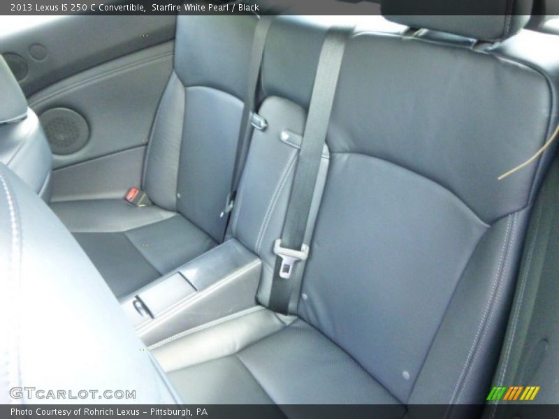 Rear Seat of 2013 IS 250 C Convertible