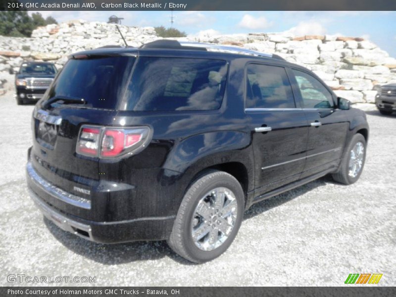 Carbon Black Metallic / Ebony 2014 GMC Acadia Denali AWD