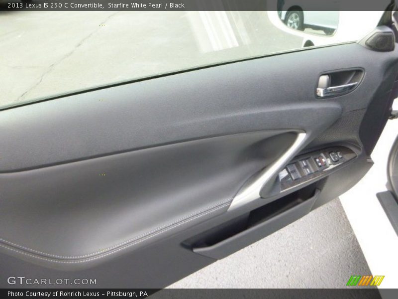 Starfire White Pearl / Black 2013 Lexus IS 250 C Convertible