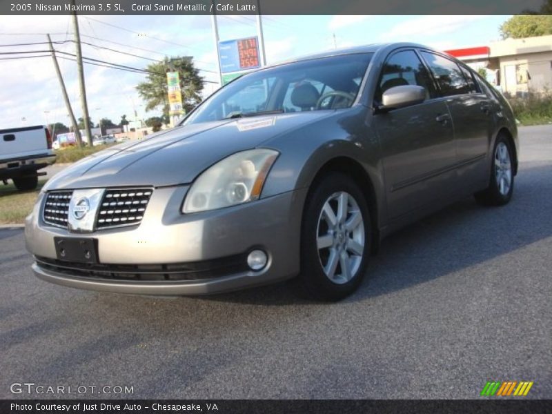 Coral Sand Metallic / Cafe Latte 2005 Nissan Maxima 3.5 SL