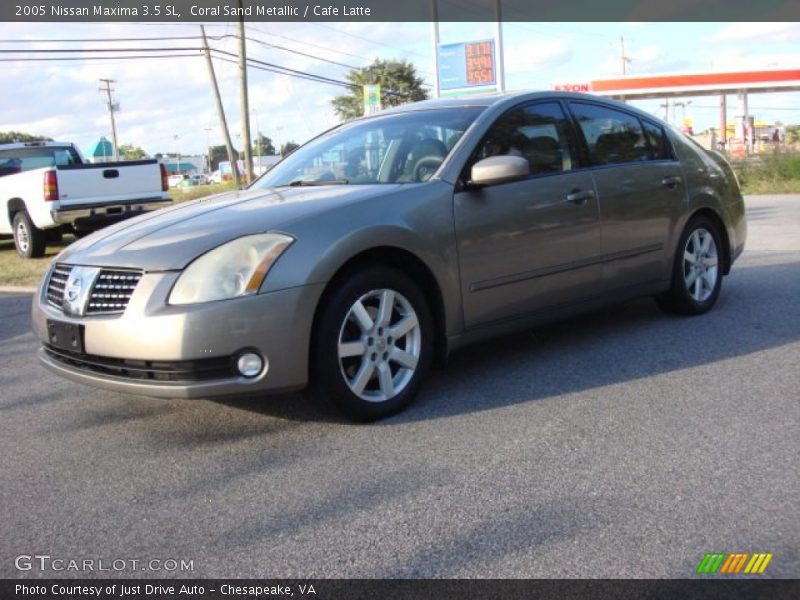 Coral Sand Metallic / Cafe Latte 2005 Nissan Maxima 3.5 SL