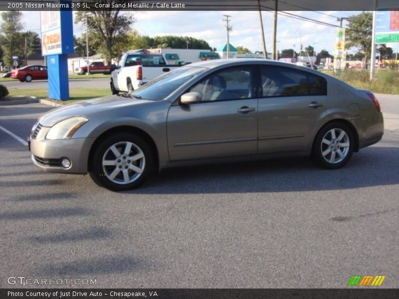 Coral Sand Metallic / Cafe Latte 2005 Nissan Maxima 3.5 SL