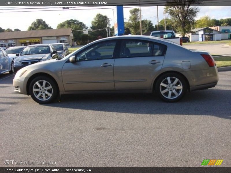 Coral Sand Metallic / Cafe Latte 2005 Nissan Maxima 3.5 SL