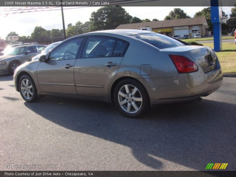Coral Sand Metallic / Cafe Latte 2005 Nissan Maxima 3.5 SL