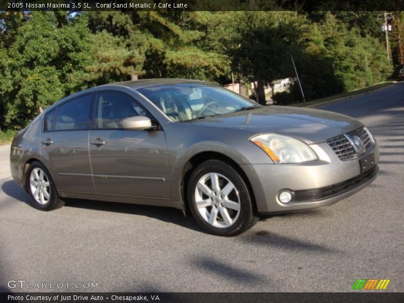 Coral Sand Metallic / Cafe Latte 2005 Nissan Maxima 3.5 SL