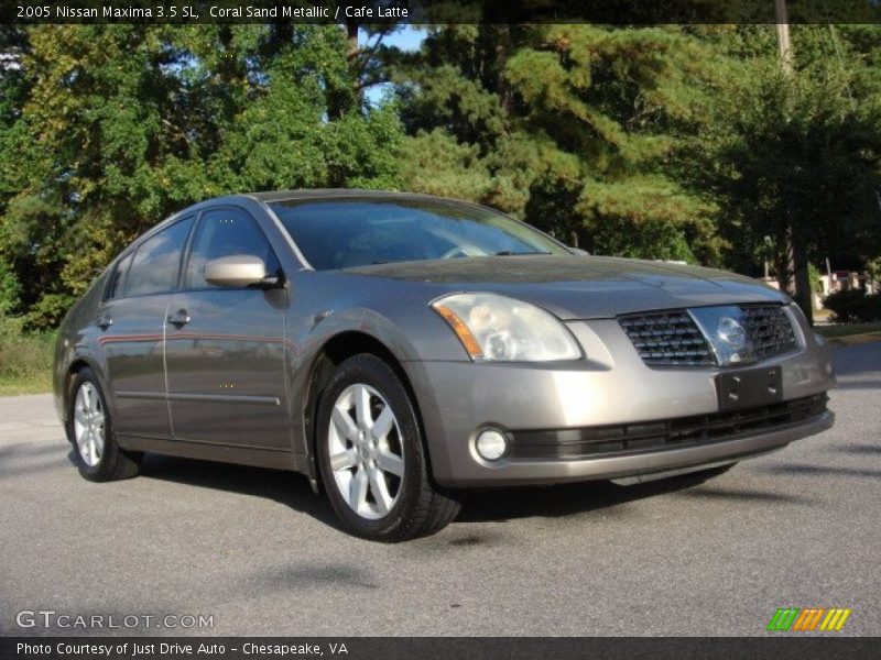 Coral Sand Metallic / Cafe Latte 2005 Nissan Maxima 3.5 SL