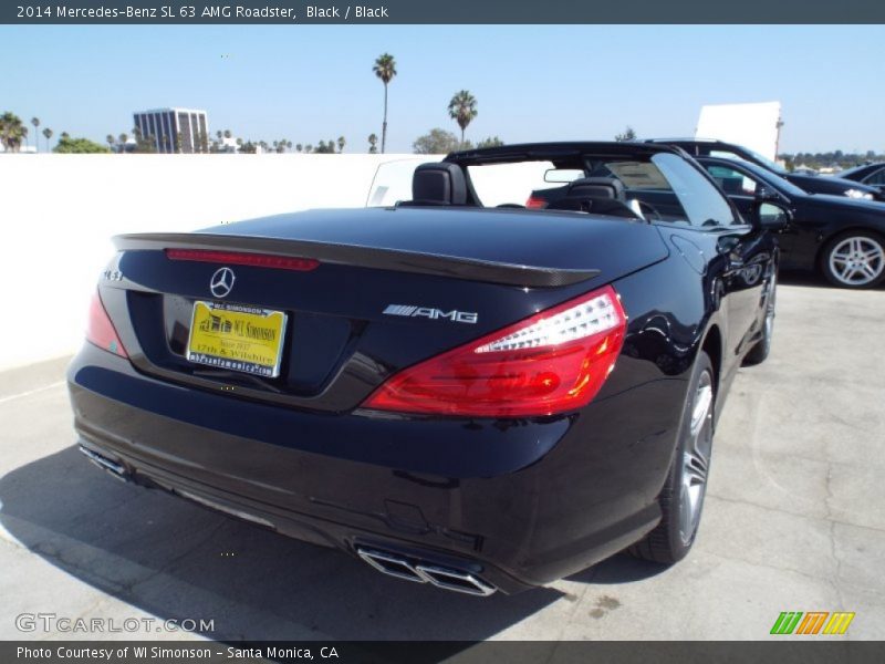 Black / Black 2014 Mercedes-Benz SL 63 AMG Roadster