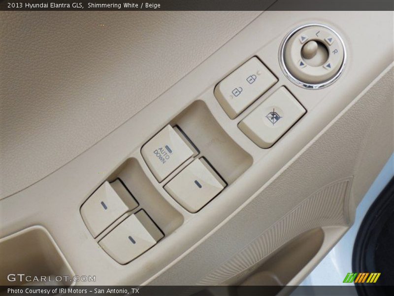 Shimmering White / Beige 2013 Hyundai Elantra GLS