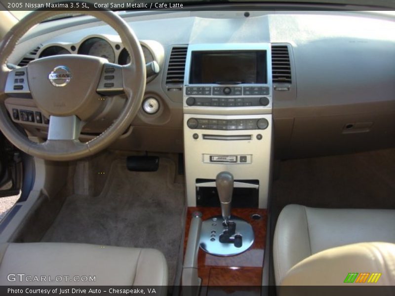 Coral Sand Metallic / Cafe Latte 2005 Nissan Maxima 3.5 SL