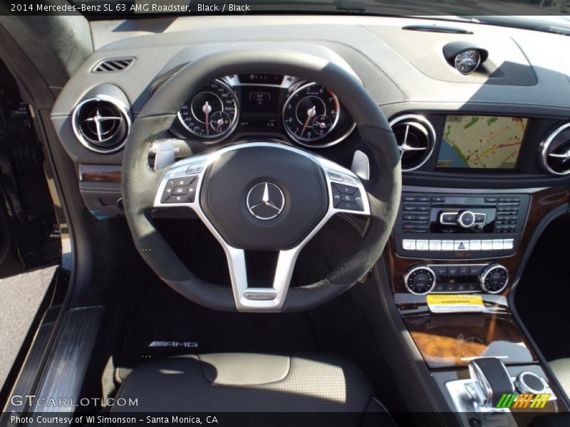 Black / Black 2014 Mercedes-Benz SL 63 AMG Roadster
