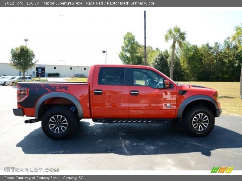 Race Red / Raptor Black Leather/Cloth 2012 Ford F150 SVT Raptor SuperCrew 4x4