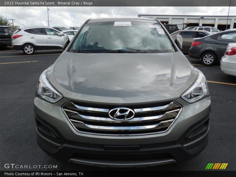 Mineral Gray / Beige 2013 Hyundai Santa Fe Sport