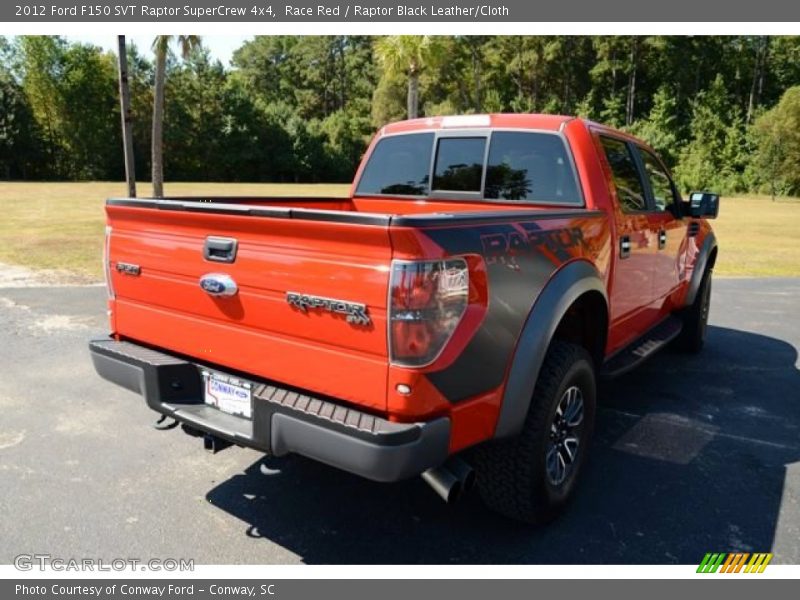 Race Red / Raptor Black Leather/Cloth 2012 Ford F150 SVT Raptor SuperCrew 4x4