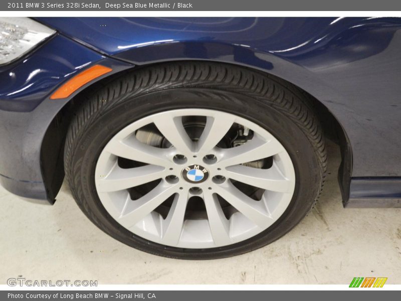 Deep Sea Blue Metallic / Black 2011 BMW 3 Series 328i Sedan
