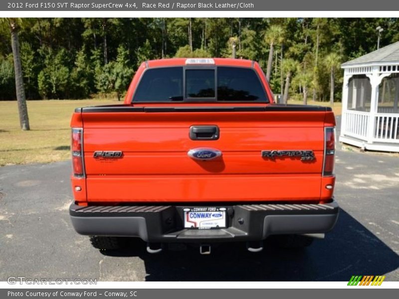 Race Red / Raptor Black Leather/Cloth 2012 Ford F150 SVT Raptor SuperCrew 4x4