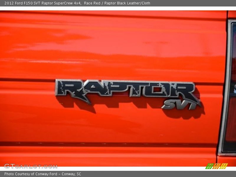 Race Red / Raptor Black Leather/Cloth 2012 Ford F150 SVT Raptor SuperCrew 4x4