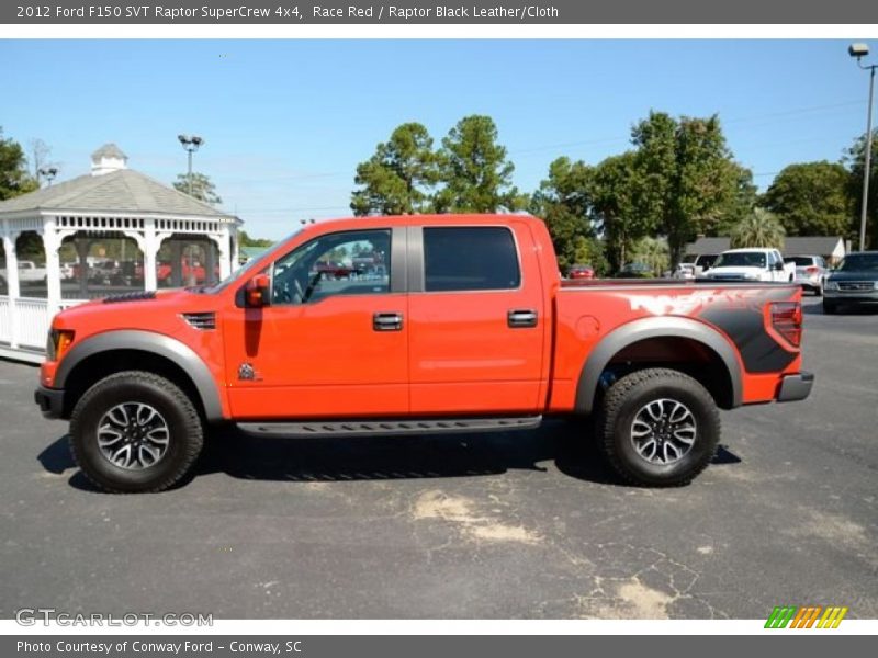 Race Red / Raptor Black Leather/Cloth 2012 Ford F150 SVT Raptor SuperCrew 4x4