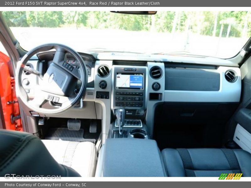 Race Red / Raptor Black Leather/Cloth 2012 Ford F150 SVT Raptor SuperCrew 4x4