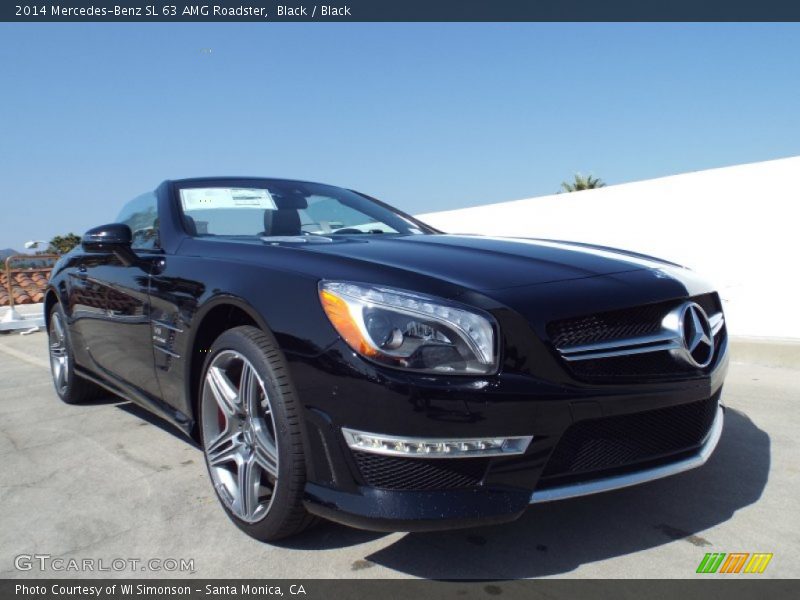 Front 3/4 View of 2014 SL 63 AMG Roadster