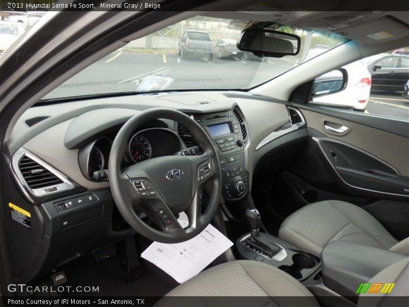 Mineral Gray / Beige 2013 Hyundai Santa Fe Sport