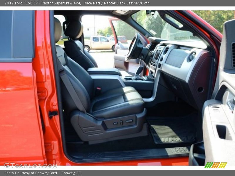 Race Red / Raptor Black Leather/Cloth 2012 Ford F150 SVT Raptor SuperCrew 4x4