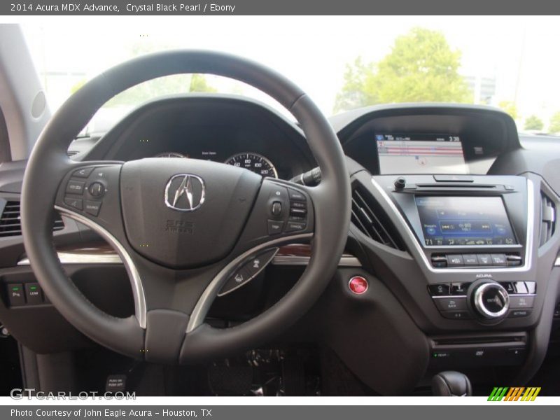 Crystal Black Pearl / Ebony 2014 Acura MDX Advance