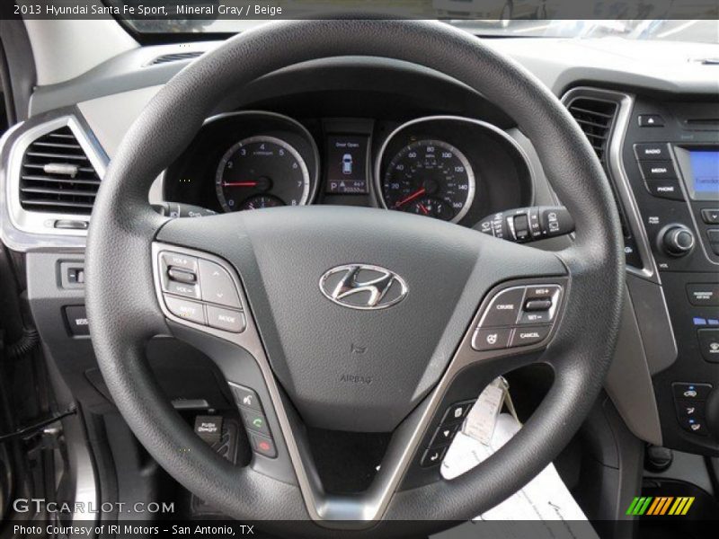 Mineral Gray / Beige 2013 Hyundai Santa Fe Sport