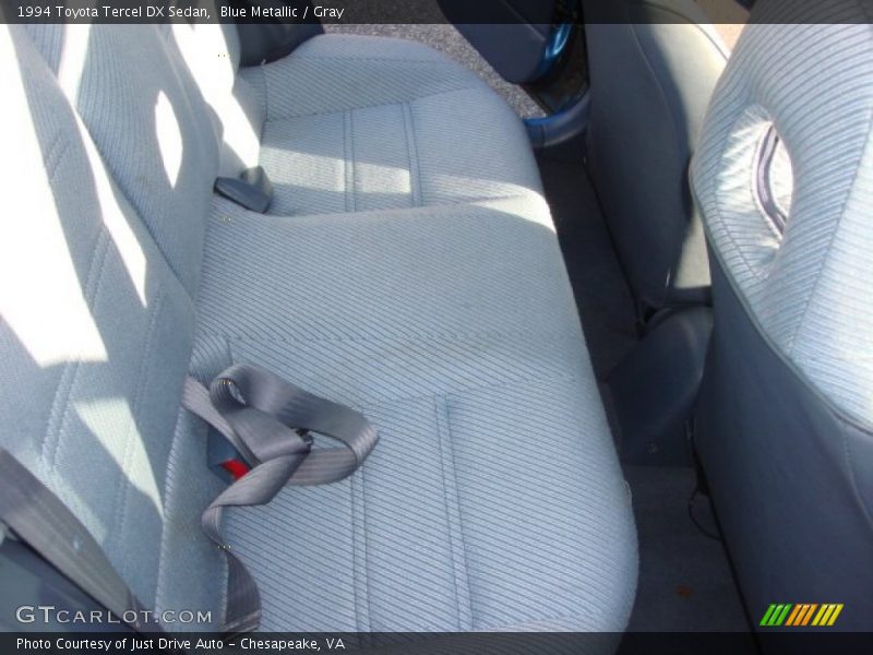 Blue Metallic / Gray 1994 Toyota Tercel DX Sedan