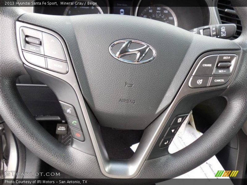 Mineral Gray / Beige 2013 Hyundai Santa Fe Sport