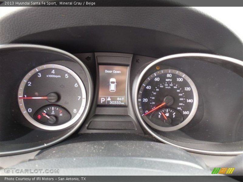 Mineral Gray / Beige 2013 Hyundai Santa Fe Sport