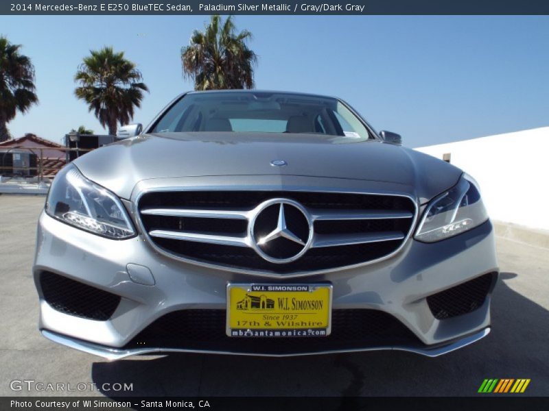 Paladium Silver Metallic / Gray/Dark Gray 2014 Mercedes-Benz E E250 BlueTEC Sedan