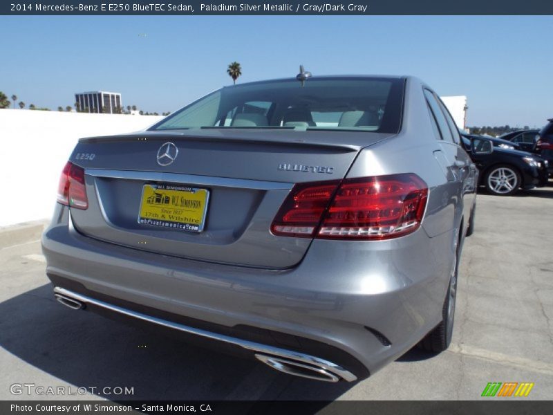 Paladium Silver Metallic / Gray/Dark Gray 2014 Mercedes-Benz E E250 BlueTEC Sedan