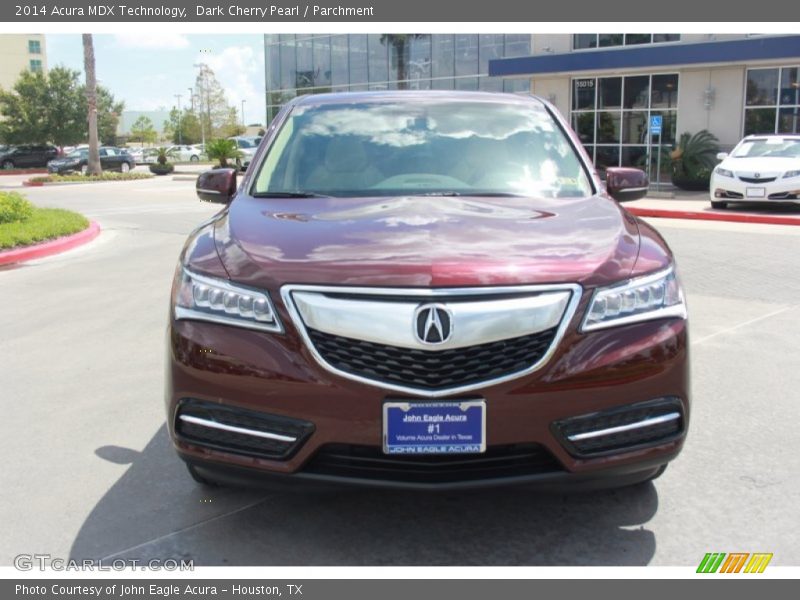 Dark Cherry Pearl / Parchment 2014 Acura MDX Technology