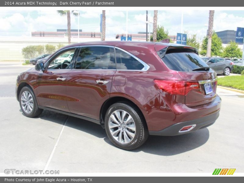 Dark Cherry Pearl / Parchment 2014 Acura MDX Technology