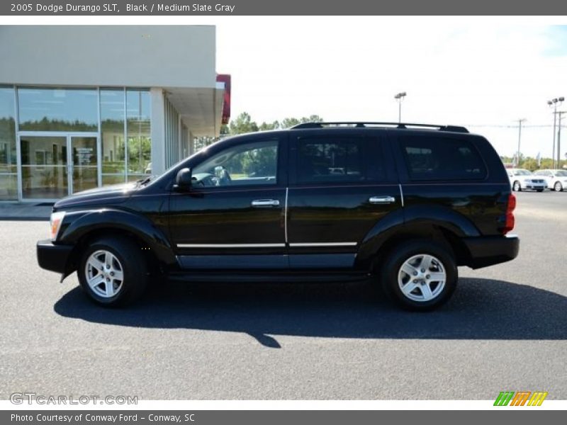 Black / Medium Slate Gray 2005 Dodge Durango SLT
