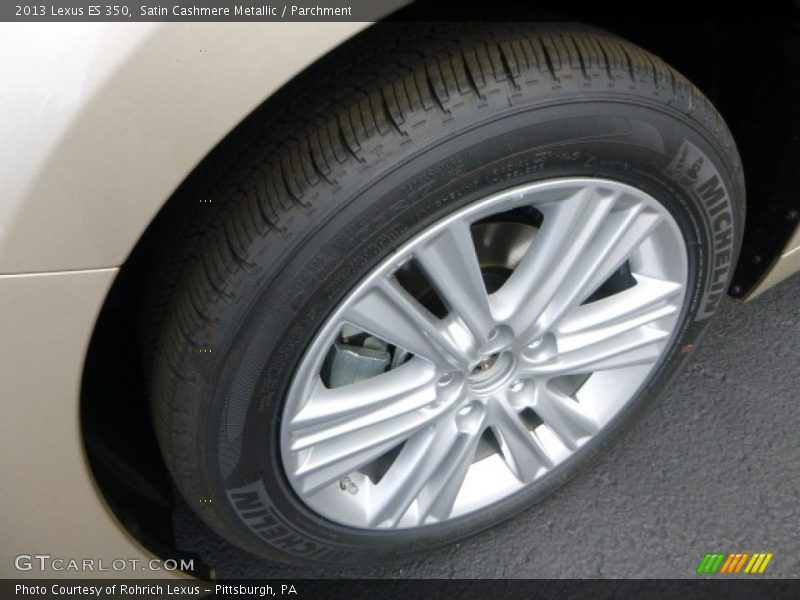 Satin Cashmere Metallic / Parchment 2013 Lexus ES 350