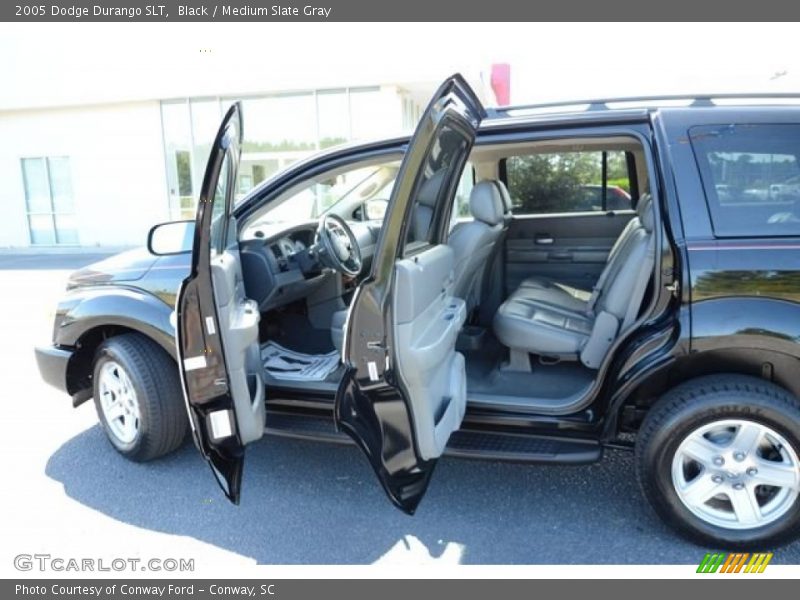 Black / Medium Slate Gray 2005 Dodge Durango SLT