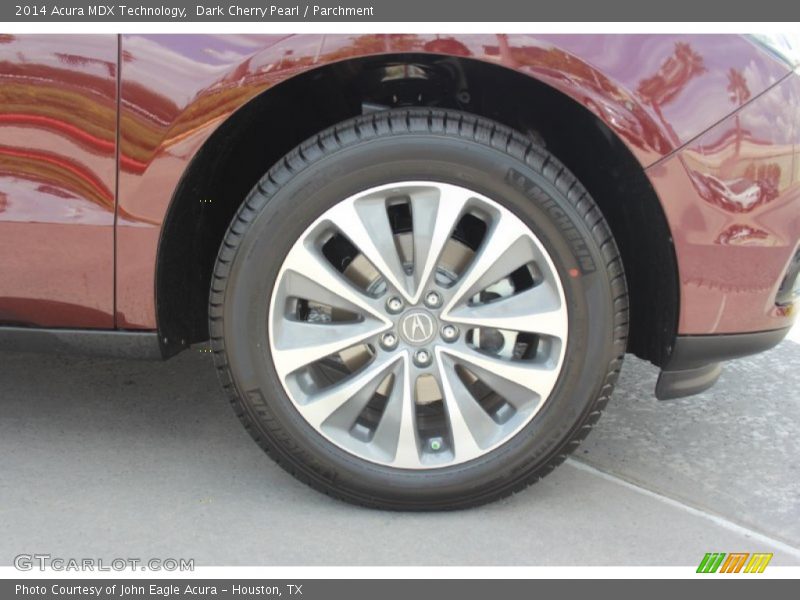 Dark Cherry Pearl / Parchment 2014 Acura MDX Technology