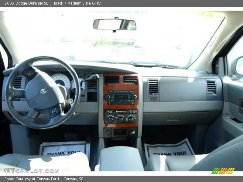 Black / Medium Slate Gray 2005 Dodge Durango SLT