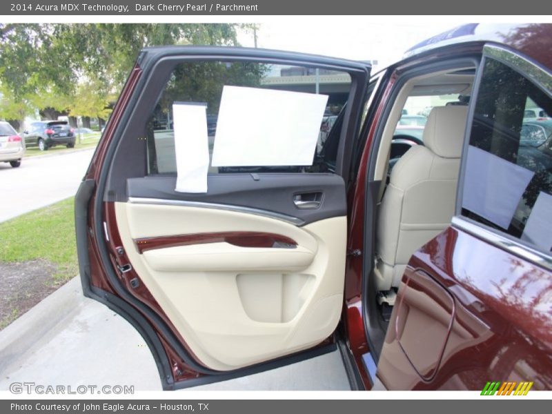 Dark Cherry Pearl / Parchment 2014 Acura MDX Technology