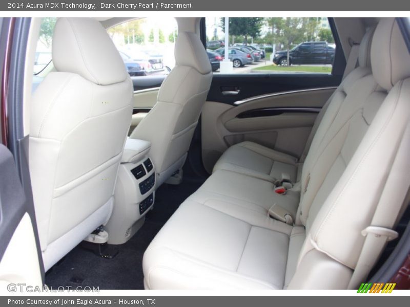 Dark Cherry Pearl / Parchment 2014 Acura MDX Technology
