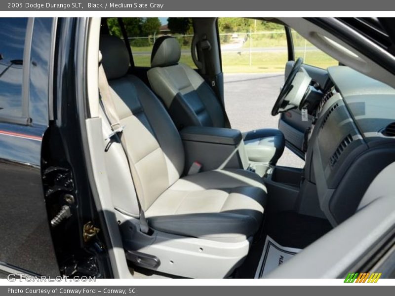 Black / Medium Slate Gray 2005 Dodge Durango SLT