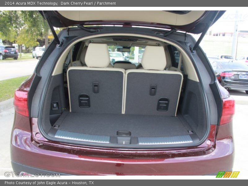 Dark Cherry Pearl / Parchment 2014 Acura MDX Technology